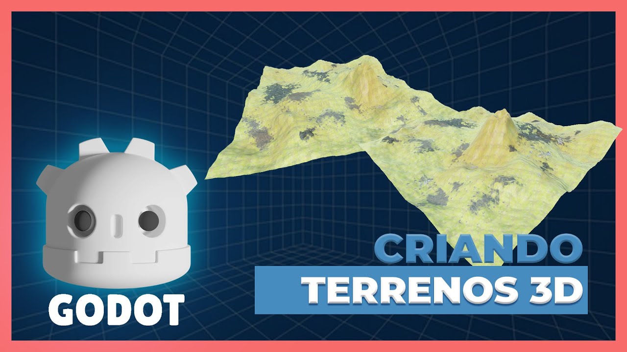 Godot 3D - Como criar um TERRENO 3D na Godot