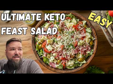 This is the BEST Salad as a meal I have ever had!  Ultimate Keto Feast Salad