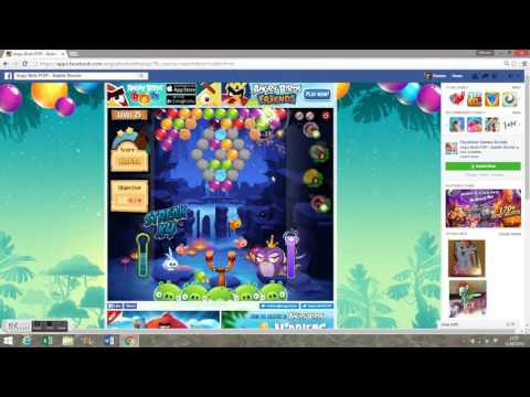 Angry Birds POP! on Facebook - Level 25 Walkthrough