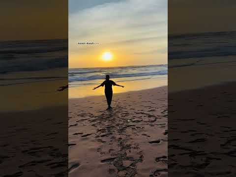 Sunset + Beach = Heaven 🌅 #shortvideo #sunset #beach #peaceful #trending #travel