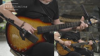 Video thumbnail for Emerald Guitars - X10 Slimline V's X10 by Emerald Guitars