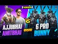 BADLA TIME 6 PRO BLACK BUNNY BUNDLE VS AJJUBHAI AND AMITBHAI BEST CS FF GAMEPLAY GARENA FREE FIRE