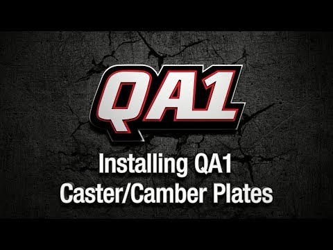 Installing QA1 Caster Camber Plates