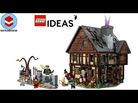 Vidéo LEGO Ideas 21341 : Hocus Pocus Disney : le manoir des sœurs Sanderson