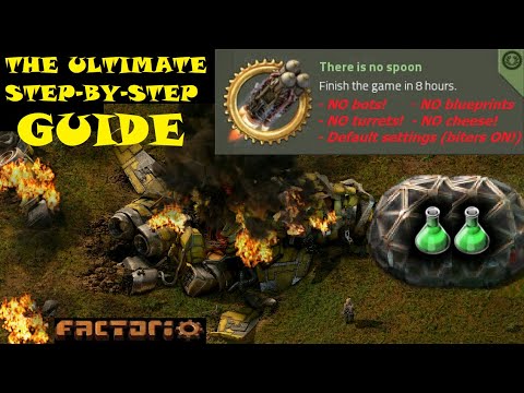Factorio "There is no Spoon" on 100% Default Settings GUIDE: Green Tech Era 2/2