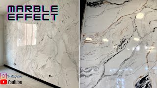 marble effect italian paint application Mermer efekt #marmorino #trave