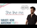 SUBJECT-VERB AGREEMENT (PART 1) | English Lesson