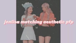 BLACKPINK ✨🦋 jenlisa matching profile photos. for jenlisa fan best friends .aesthetic jenlisa pfp
