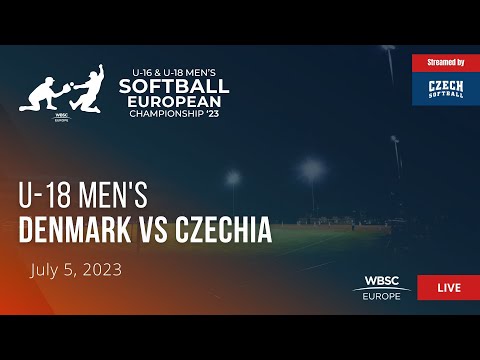 11 U-18 Men's Softball European Championship: Denmark VS Czechia