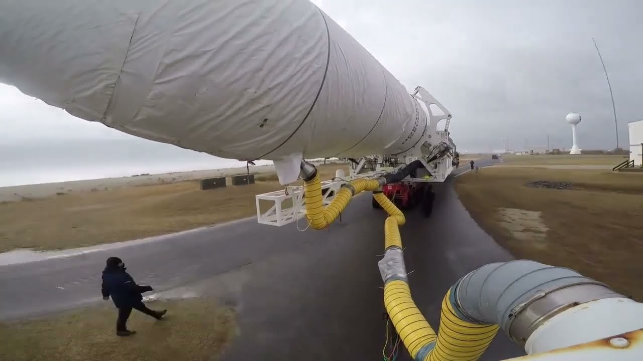 Northrop Grumman Antares rocket Spacecraft Transported