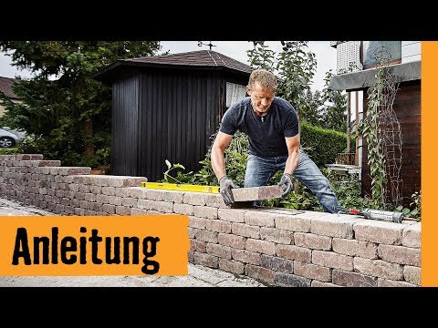 Gartenmauer bauen mit Mauersteinen | HORNBACH Meisterschmiede