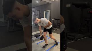 PESO MUERTO UNILATERAL CON MANCUERNA (RODILLA)