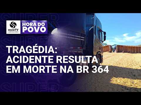TRAGÉDIA: ACIDENTE NA BR-364 DEIXA MULHER DE CACOAL MORTA E TRÊS FERIDOS EM OURO PRETO