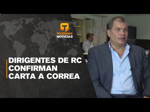 Dirigentes de RC confirman carta a Correa y expresan preocupación por crisis interna