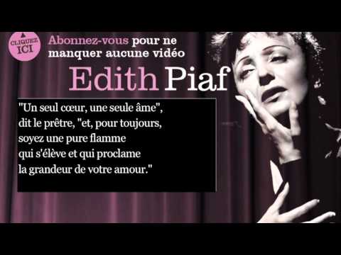 Edith Piaf - Les trois cloches - Paroles ( Lyrics )