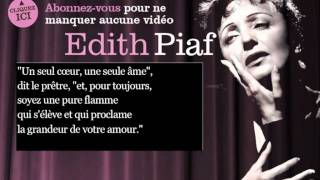 Edith Piaf - Les trois cloches - Paroles ( Lyrics )