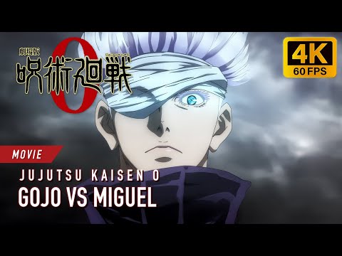 Gojo vs Miguel [4K 60FPS] | JUJUTSU KAISEN 0