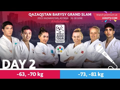 Live now: Qazaqstan Barysy Grand Slam day 2 - watch more on judotv.com