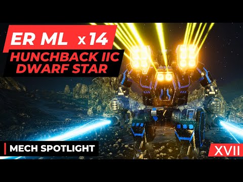 Insanely Effective Laser Boat - Dwarf Star Hunchback IIC From YALM - MW5 MECH SPOTLIGHT