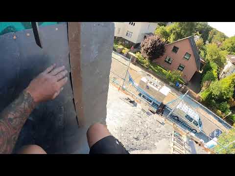 Wangenkehle, Laufanlage und Dachfenster - Teil 2  - Live vom Schieferdach in Berlin.