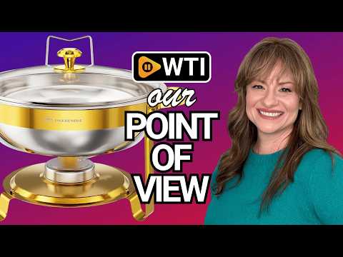 Chafing Dishes for Buffet with Glass Lid & Rolled-Edge 4 Pack 5QT - WTI product video review