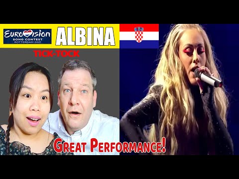 Albina - Tick-Tock - Croatia 🇭🇷 - Eurovision 2021 Final Song |Dutch couple REACTION