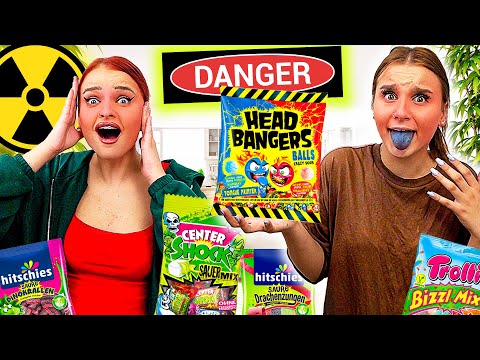 Wer zuletzt aufhört SAURES zu essen 🍋😵‍💫, gewinnt 500 € !  - Celina