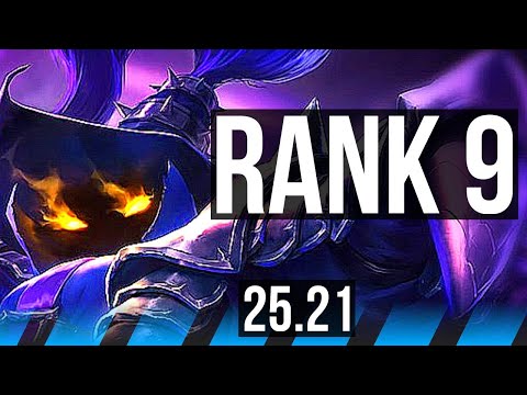 VEIGAR vs AHRI (MID) | Rank 9, Godlike | KR Challenger | 25.21