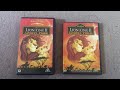 The Home Video Releases Of The Lion King II Simba S Pride 1998