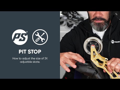 How to adjust the size of 3x adjustable skate - Pit Stop