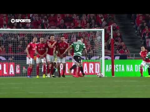 Goal | Golo Bruno Fernandes: Benfica 2-(1) Sporting (Taça de Portugal 18/19 1/2 Final)