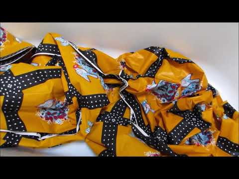 YouTube video about: How to soften wax print fabric?