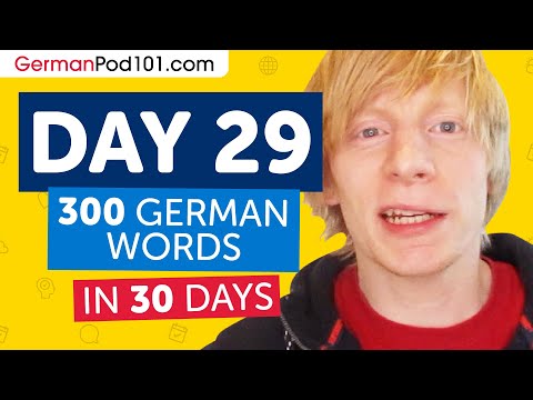 Day 1 10 300 Learn 300 German Words in 30 Days Challenge