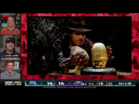 Daniel Jones joins Peyton & Eli during Lions vs. Ravens | 'MNF ManningCast'