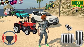 lndia track in sea🔥 tractor and 🚘rover jips to the rescue 🙏