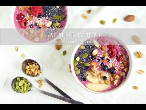 Acai Smoothie Bowl + Pure Acai Taste Test | Raw, Vegan, Paleo
