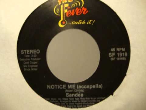 sandee notice me accapella 1988 ambient house