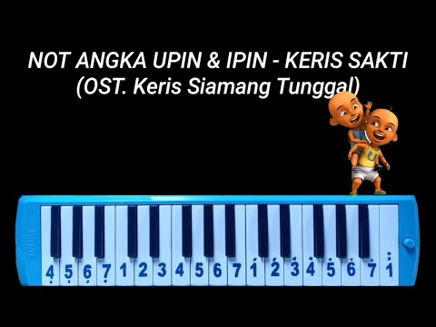 Not Pianika Upin Ipin Keris Sakti (Ost. keris siamang tunggal)