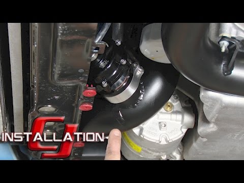 Focus RS cp-e Blow Off Valve Kit Exhale With Black Tial Q Blow Off Valve 2016-2018 Installation