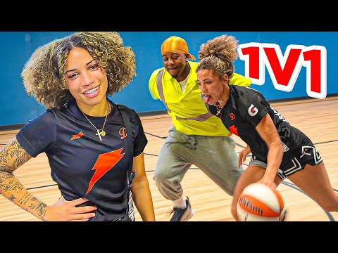 Cashier Shoots for WNBA Players Heart!