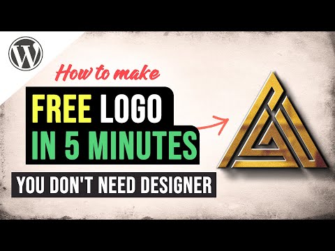 How To Make A Logo in 5 Minutes – For FREE – You Don't Need Graphic Designer