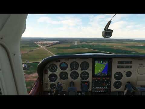MSFS 2020: (Carenado) Cessna 182 RG II, Landing at NZOU.