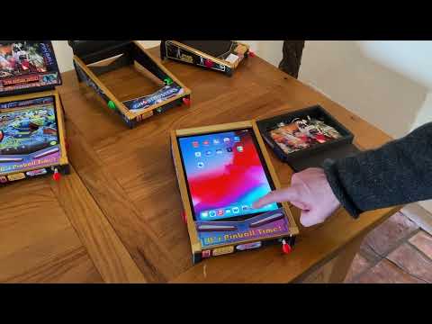 Virtual pinball cabinet for full sized ipad