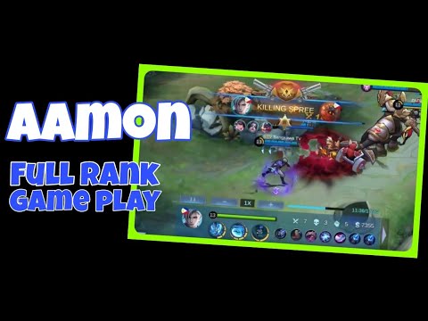BANGKAWA TV Aamon insane rank game | Jungler Aamon | Solo plays | Mobile Legends Bang Bang