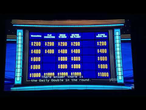 Jeopardy, Amy Schneider Day 9 - 1st Daily Double (11/29/21)