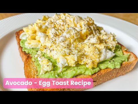 Learn how to make this great tasting Avocado - Egg Toast