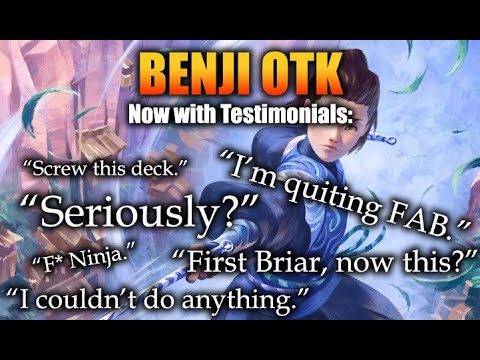 Benji OTK Deck Showcase - Flesh and Blood TCG. True FAB degeneracy.