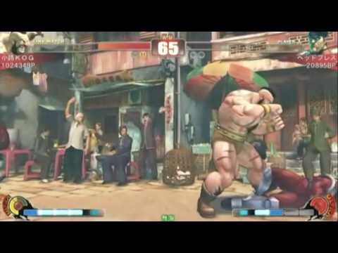 SF4:KOG (Za),Uryo (Vi),Noriyasu (Go) vs Fabi-o (Ru),Headpress (Ve),Machi (Go) - NSB 12
