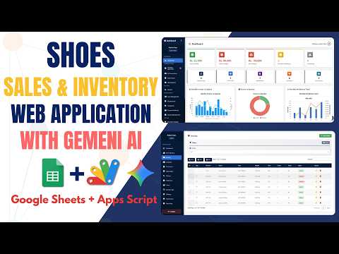 Full-Stack Shoe Inventory System Using Google Sheets and Apps Script | E48