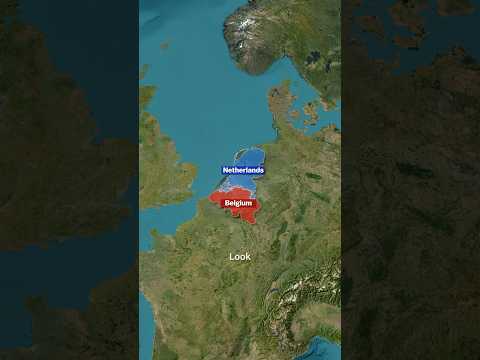 The Most Complicated Border 😱 Town in Belgium & Netherlands 🇧🇪🇳🇱 Baarle